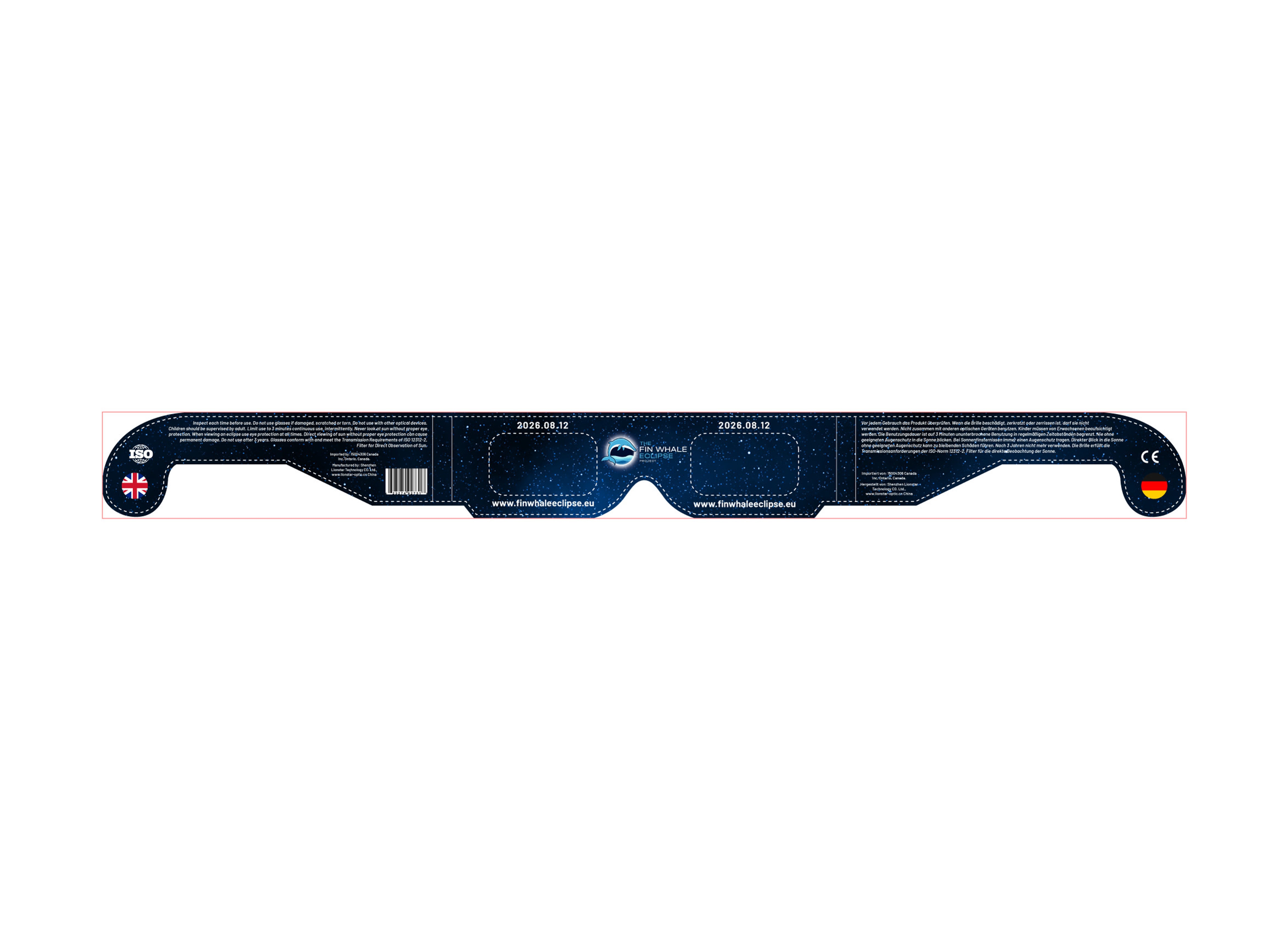5 pack of Solar Eclipse Glasses