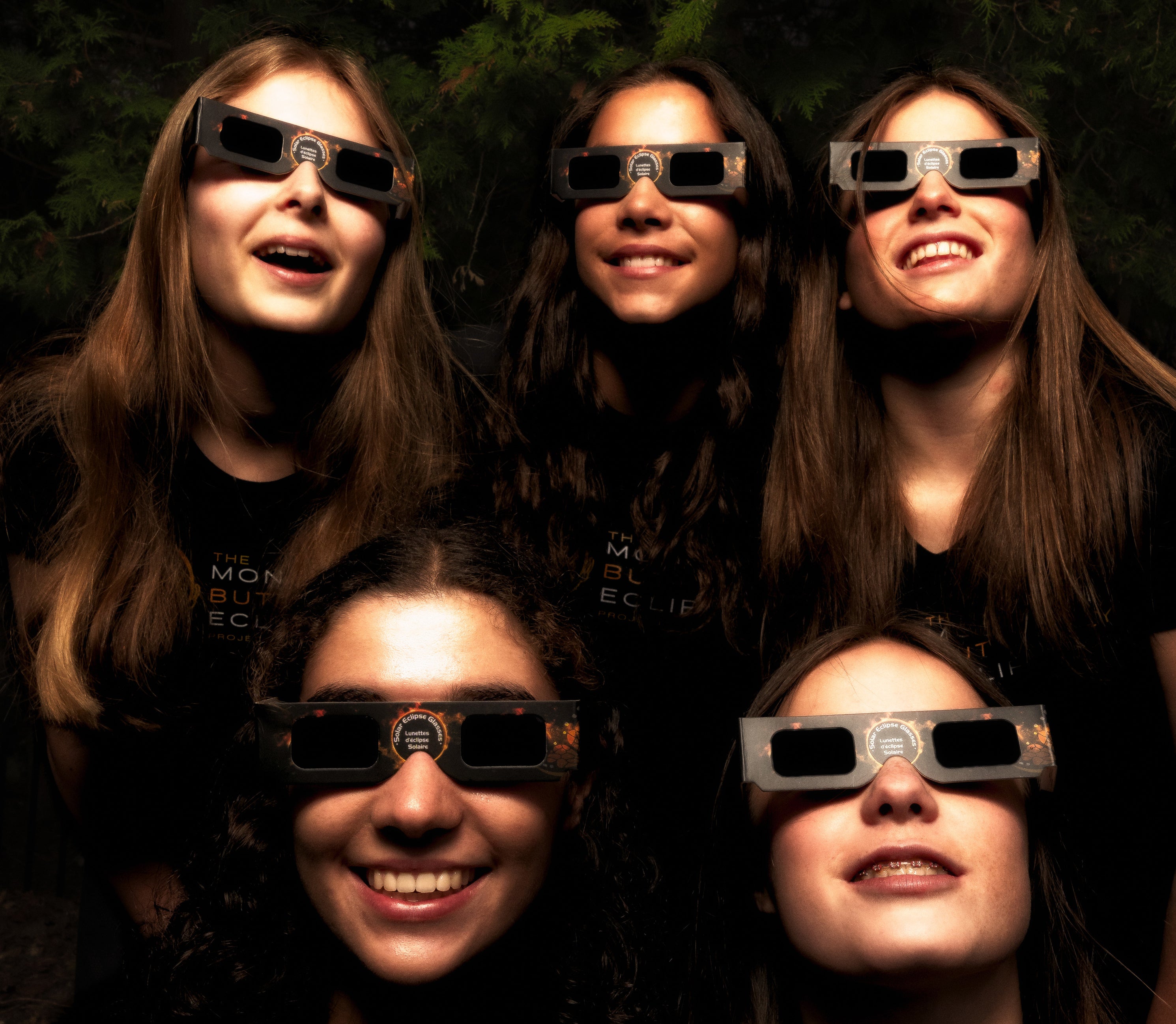 5 pack of Solar Eclipse Glasses